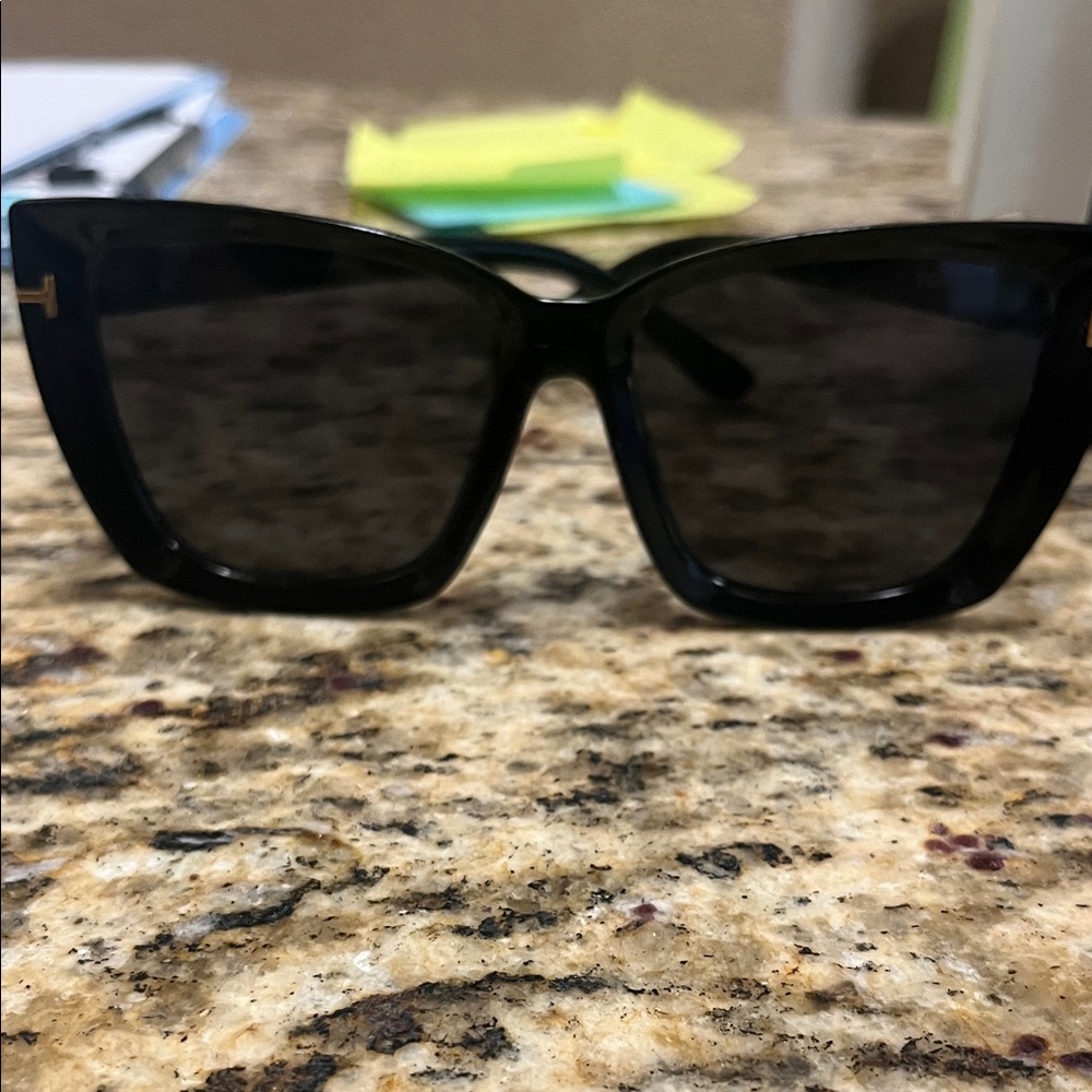 Tom Ford Black Cat-Eye Women's Sunglasses